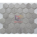 Polished Marble Pattern Tile Hexagon Mosaic (CST273)